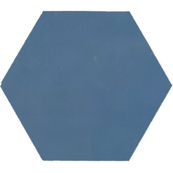 Mosaic House Moroccan tile Mosaic Hex 6x6 2 Light Blue  solid  